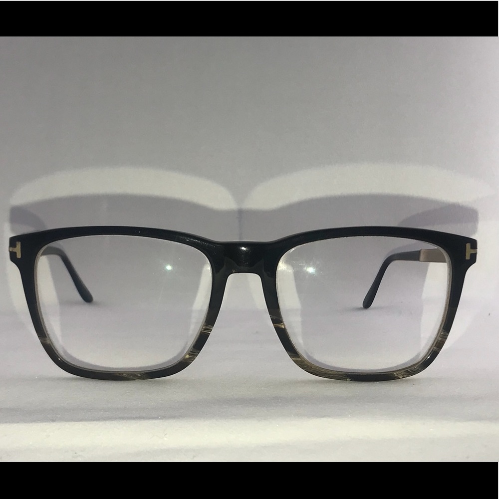 TOM FORD black and gold eyeglasses! Case included!